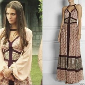 Tamara Mellon Printed Silk Dress